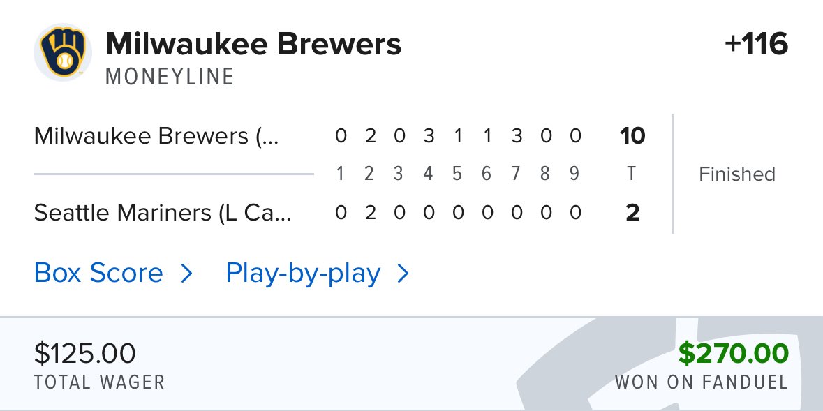 GoGetEm_Sports's tweet image. 🚨MLB WEDNESDAY DOG REPORT🚨
Milwaukee Brewers {+115}🔒💰
Houston Astros {+105}🔒💰
Boston Red Sox {+130}🔒💰
ML dogs are 8-3 this week &lt;72.7%&gt; 🐒
📲DM ME TO GET THESE SENT DAILY !
