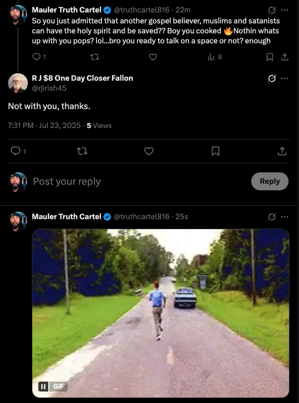 truthcartel816's tweet image. Brooo...read this...look at what this FREE GRACE doctrine gets these crazies 🤪 admitting 👇
