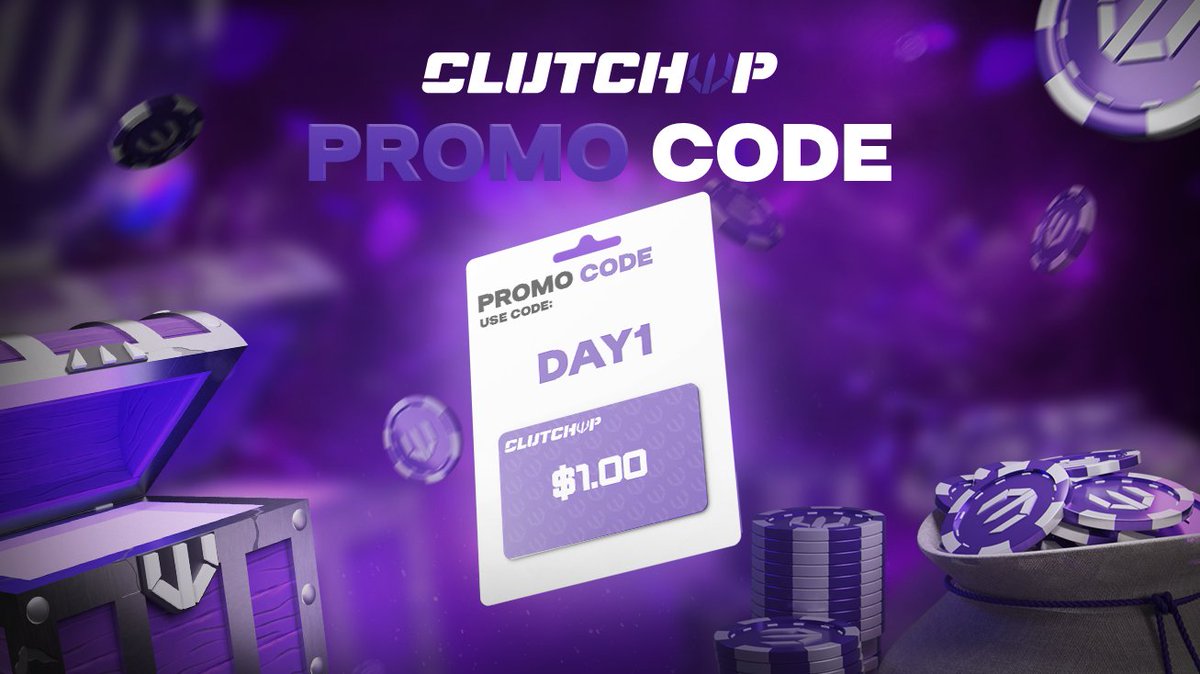 Use code “DAY1” on to redeem $1. Valid for 20 entrees.

Enter on clutchup.gg