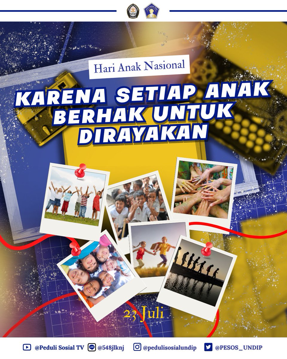 PESOS_UNDIP's tweet photo. [ HARI ANAK NASIONAL]

“One day, you will be old enough to start reading fairy tales again.” - C. S. Lewis https://t.co/7MWdUCy8a2