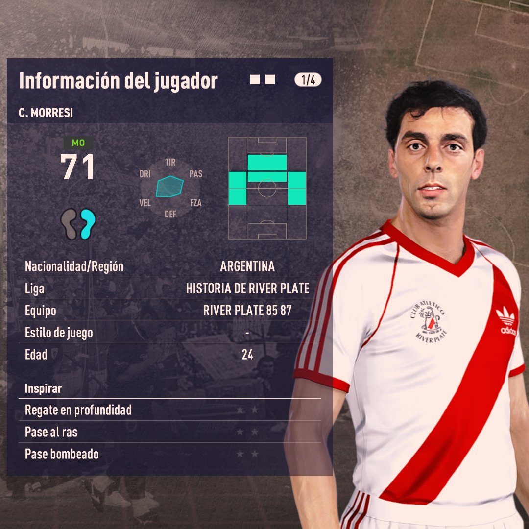 grdumbandafacemaker (@gordoumbanda) on Twitter photo lo que se viene en <a href="/PESCLASICO/">PES CLÁSICO</a>
solo muestro las faces que seguro van a estar en la temporada 1985, los kits y los stats no son esos, aclaro por las dudas lo que se viene en <a href="/PESCLASICO/">PES CLÁSICO</a>
solo muestro las faces que seguro van a estar en la temporada 1985, los kits y los stats no son esos, aclaro por las dudas