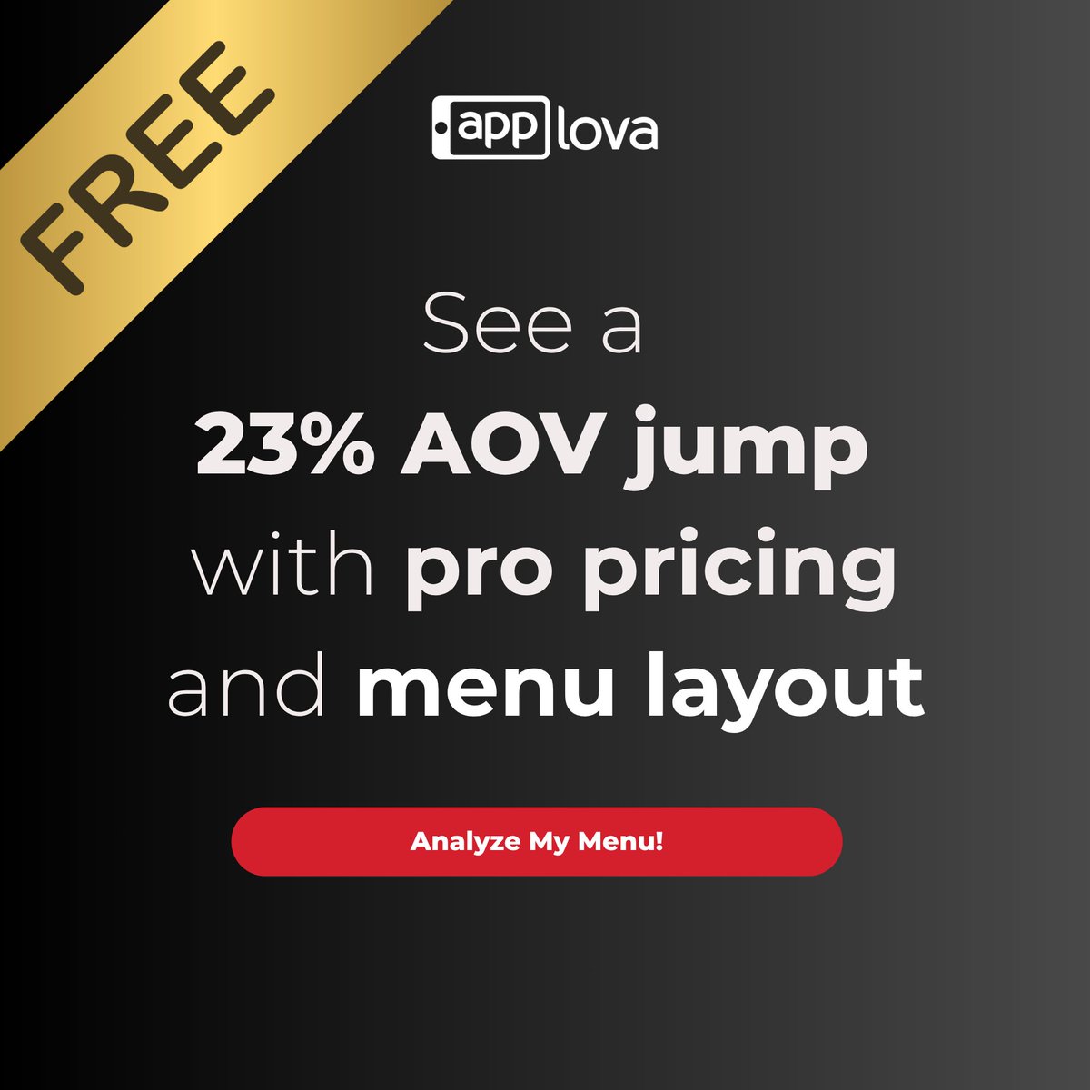 applova_inc's tweet image. 📊 See a 23% AOV boost — just by adjusting your pricing and layout.
Applova’s FREE Menu Analyzer shows you what to fix for more revenue.
Start here 👉 menu-engineer.applova.io/?utm_source=tw…
#RestaurantTips #MenuEngineering #QSRGrowth #Applova