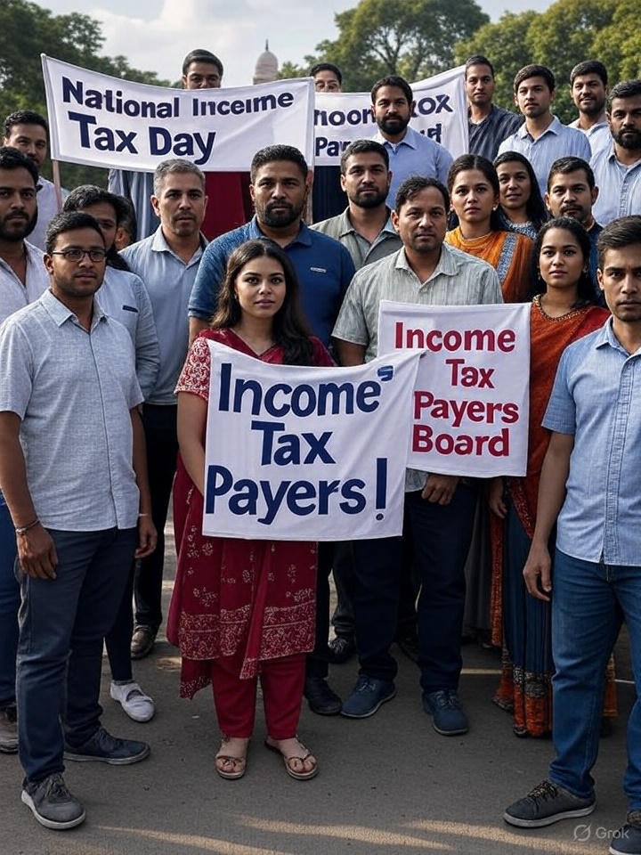 IncomeTaxPayers's tweet image. Looks like today is Income Tax Day! What Income Tax Payers gets in India? We don't have our Income Tax Board and Welfare Program for Taxpayers. Request @nsitharaman @narendramodi @IncomeTaxIndia @FinMinIndia to #CreateIncomeTaxPayersBoard and #WelfareProgramsForIncomeTaxPayers