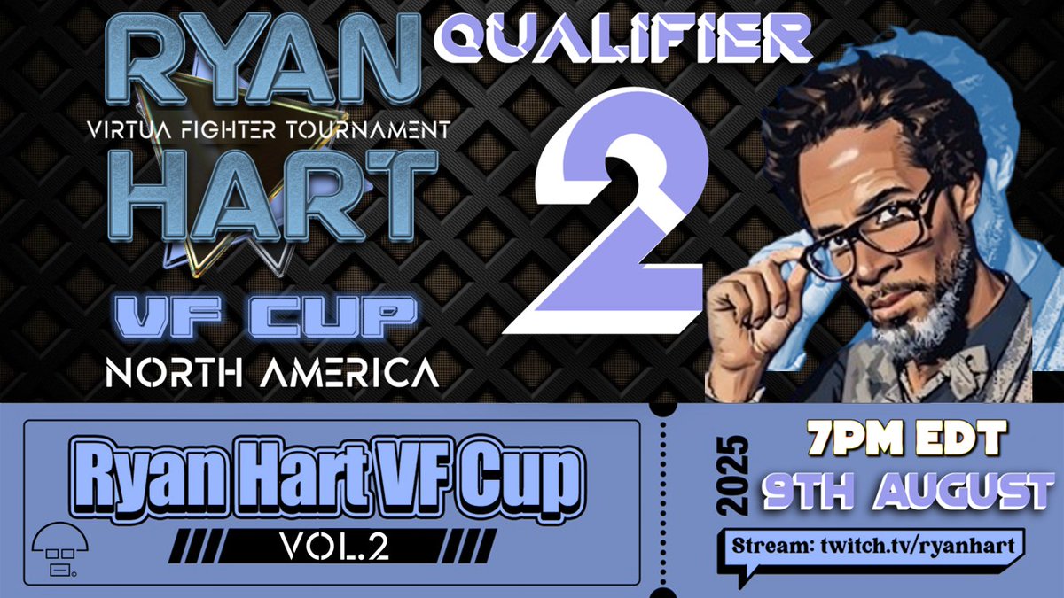 RyanJosephHart's tweet image. After an amazing qualifier 1 for North America, Ryan Hart VF Cup sponsored by @QanbaUSA and @SEGA continues with NA qualifier 2 on 9th August!
As previously mentioned you can sign up now to join the cup and top 4 qualify for the November Finals!
challonge.com/RHVFCUPNA2
#RHVFCUP…