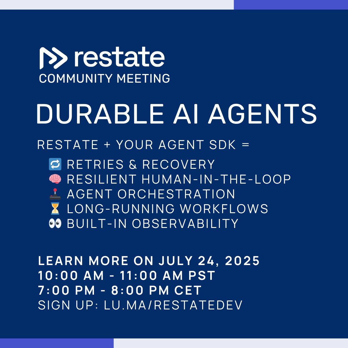 StephanEwen's tweet image. I'll be presenting this later today - join me for a rundown of how to make agentic workflows easily scalable and resilient.