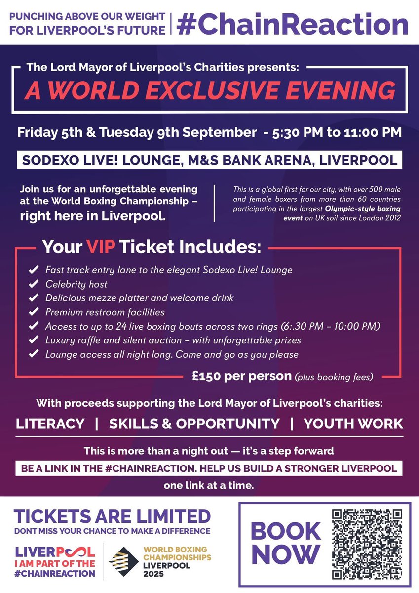 BillingReeves's tweet image. 🥊 PUNCHING ABOVE OUR WEIGHT… FOR A GOOD CAUSE! 🥊
As fundraising lead for the Lord Mayor of Liverpool Barbara Murray
Charities, it’s been an absolute knockout putting this together with the brilliant Alex Cousins and our amazing team.
We’re thrilled to unveil the ONLY…