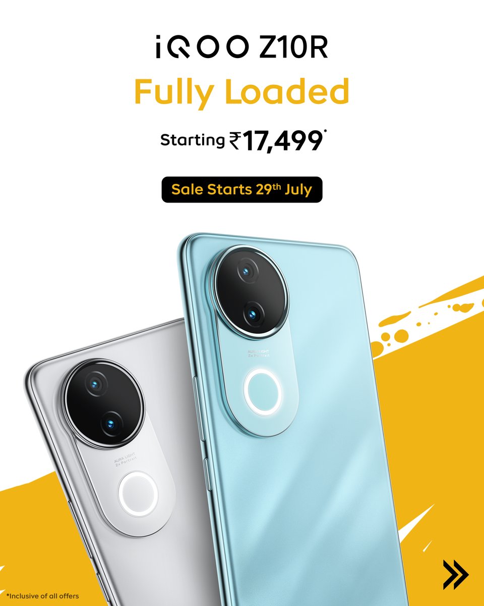 nipunmarya's tweet image. Your content hustle just got an upgrade! Meet the #iQOOZ10R. #FullyLoadedFor4KVlogging