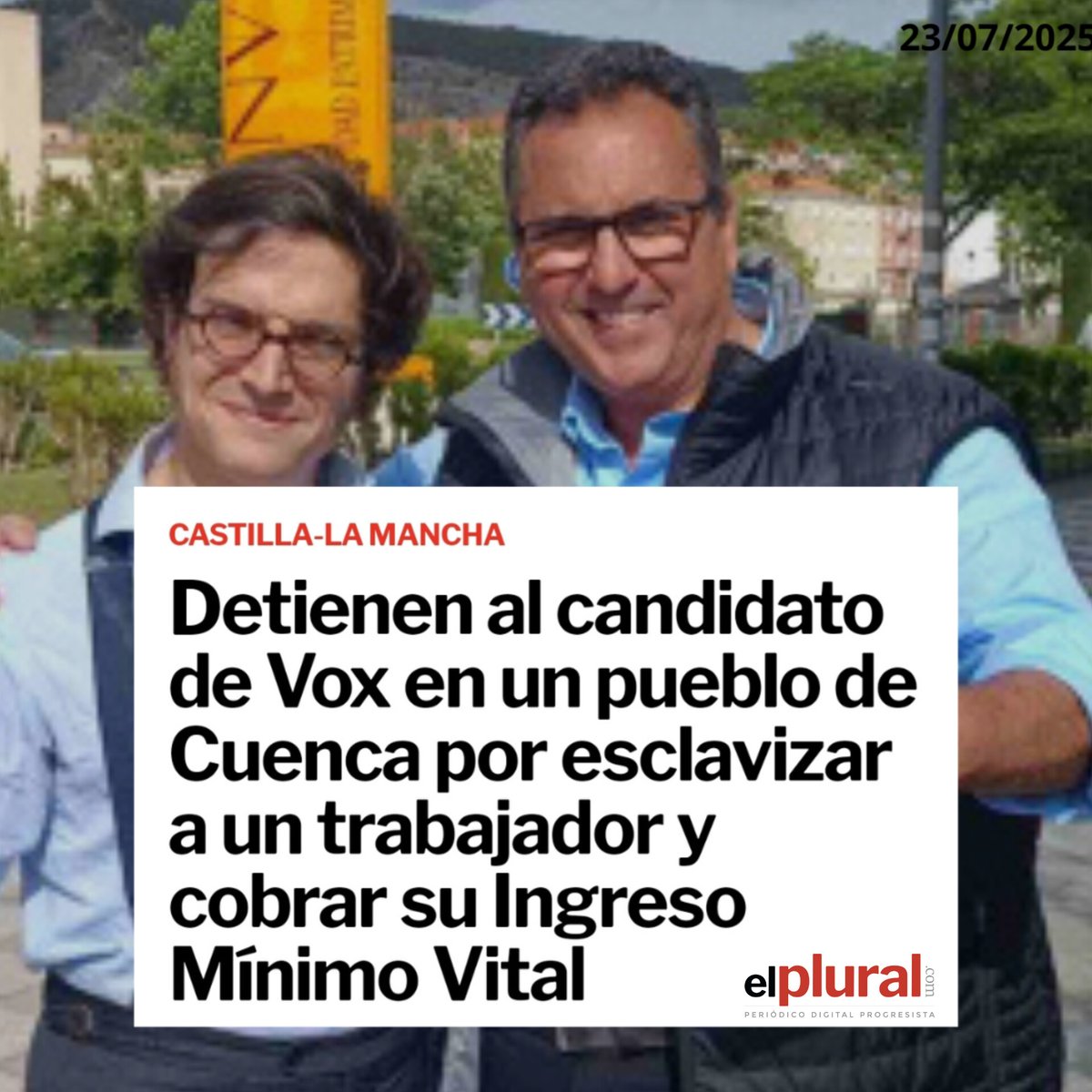 rubenmllfrr's tweet image. VOX no odia las paguitas, odia que las cobren los pobres. No es un caso aislado: es su ideología. 

Explotadores disfrazados de patriotas.