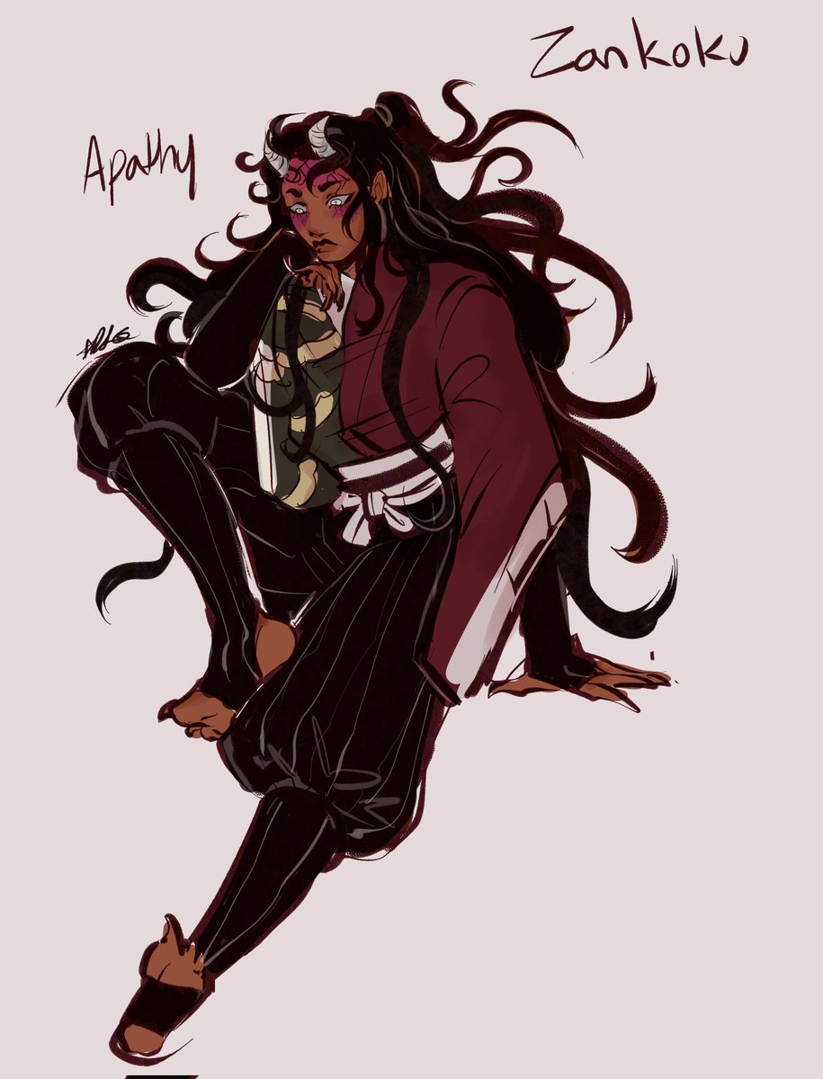stardyzz's tweet image. I made this thing today by the way and you should all enjoy my rushed and kinda lazy clone design
I have reasons behind him but frankly twt couldn't handle all that
#DemonSlayer #ocart