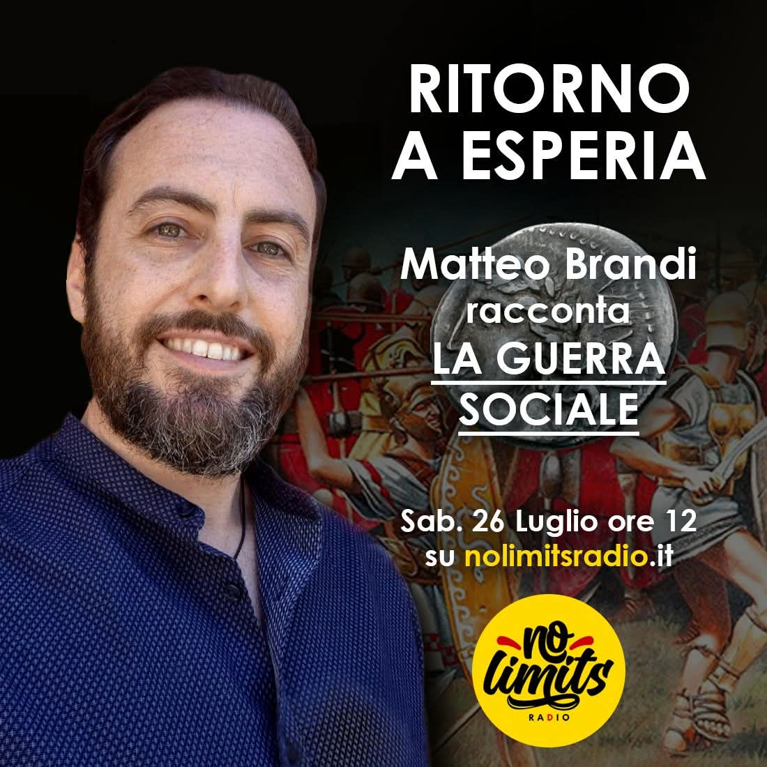 MattBrandiReal's tweet image. La guerra che forgiò la nostra nazione. Quando fu coniata la prima moneta con su scritto ITALIA. Uno scontro tra popoli fieri che capirono di avere un destino comune.
Vi narrerò i fatti della terribile ma cruciale Guerra Sociale.
Sabato 26 Luglio, alle ore 12, in DIRETTA su No…