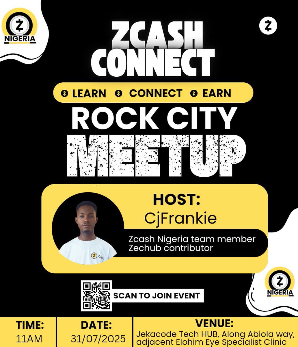 CJfrankie_13's tweet image. "@ZcashNigeria is set to host a privacy-focused meetup for students of the Federal University of Agriculture 🧑🌾 , FUNAAB — a campus known for its large community of Web3 enthusiasts 🔥😎." #Zcash #ZEC #Web3 #privacyisnormal @ZecHub 🛡️