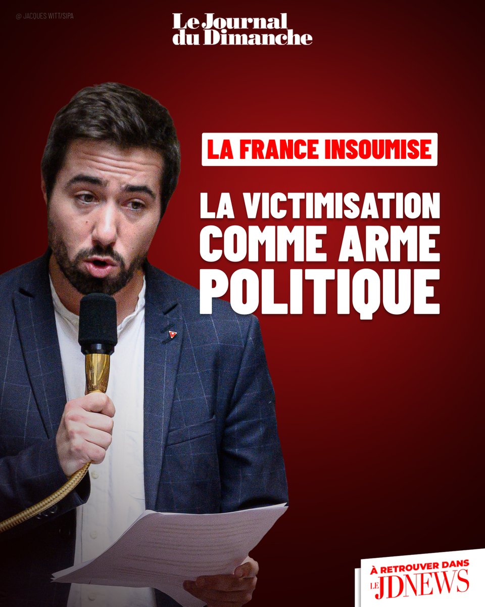 LeJDNews's tweet image. Quatennens, Chikirou, Kerbrat... La victimisation comme arme politique chez les Insoumis

🔗 Article JDNews : ow.ly/1r7K50WutQ5