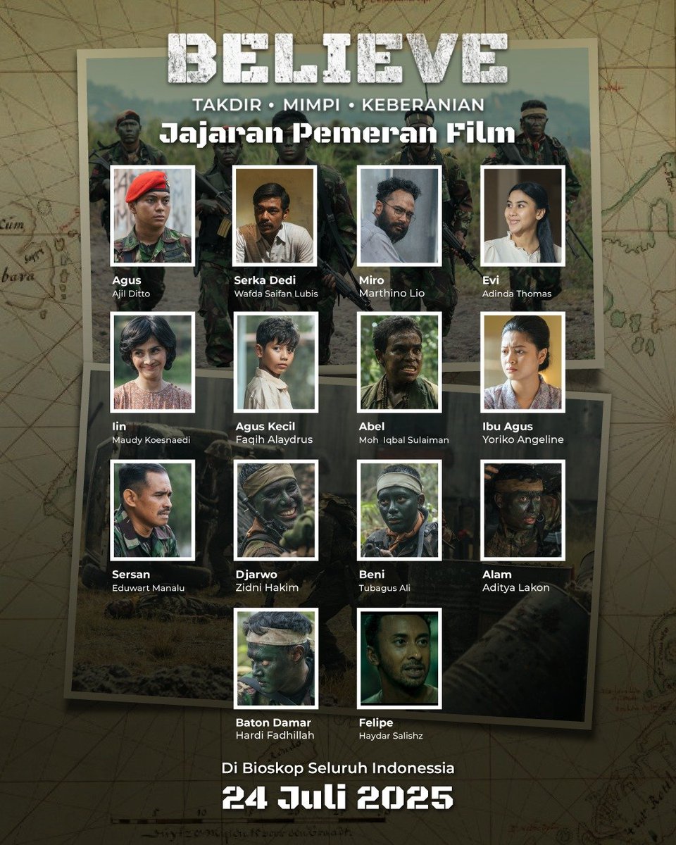 kalian wajib nonton #FilmBelieve2025 ini sih, based on true story dari masa kecil jenderal tni agus subiyanto loh, jadi pembelajaran yang berharga juga
