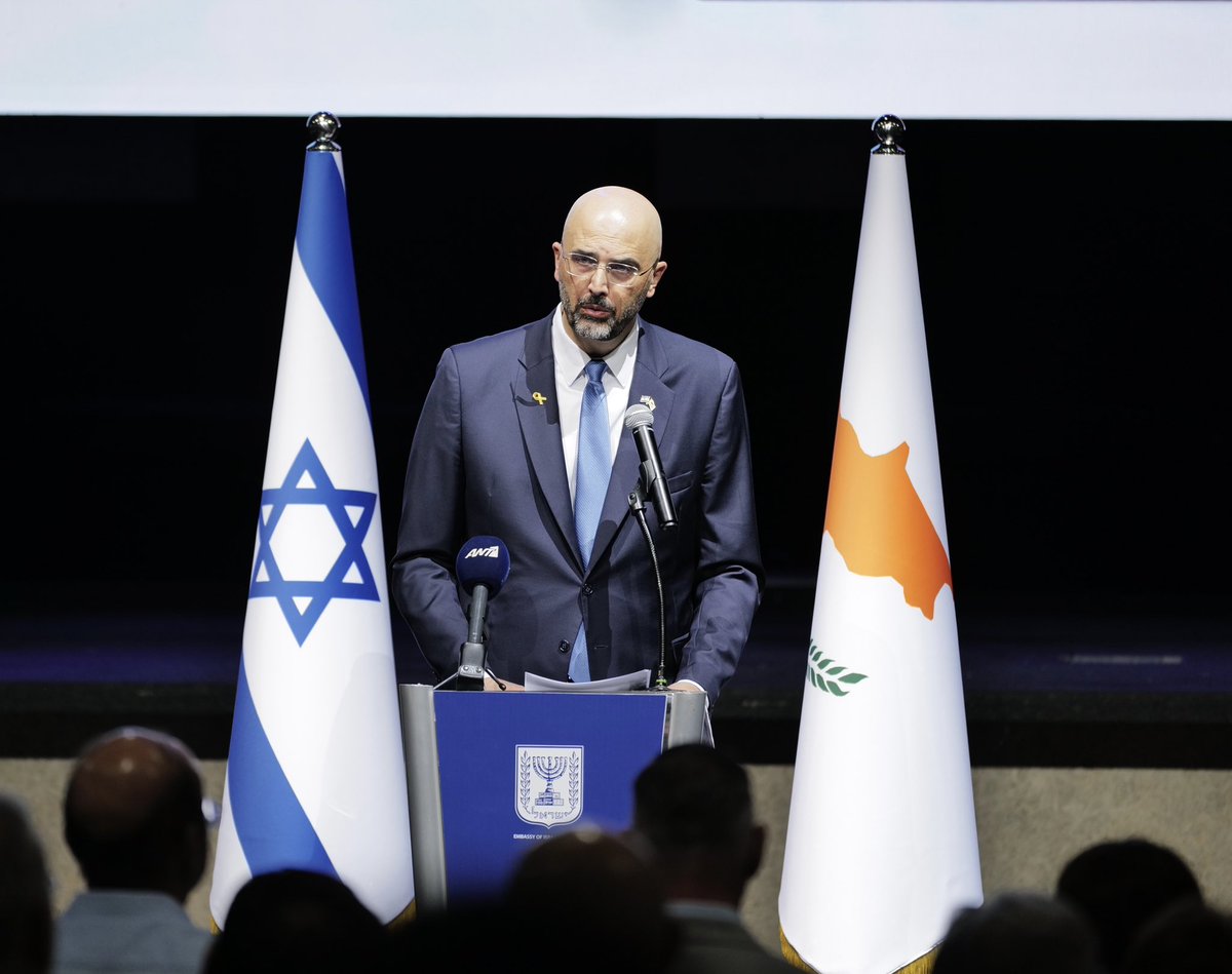 RotemSegev's tweet image. Last night, we proudly celebrated Israel’s 77th Independence by launching the Green Roof Project at Agios Dometios A’ Elementary School in #Nicosia in collaboration with the Ministry of Education of Cyprus.
This initiative reflects values shared by #Israel and #Cyprus:…