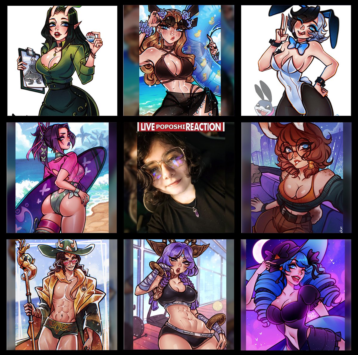 PoposhiRat's tweet image. Art vs. Artist 💜
Just a girl who likes to draw cute girls 🙏