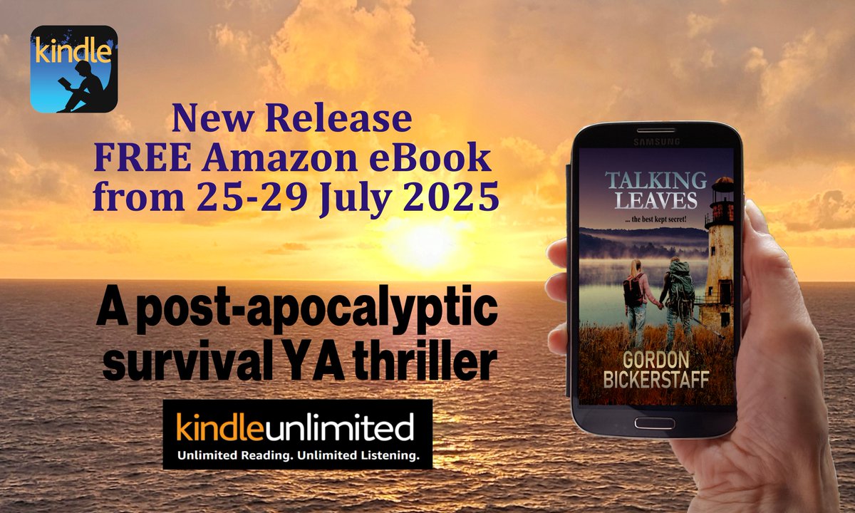 GFBickerstaff's tweet image. Talking Leaves #FREE Amazon eBook download 25-29th July
amazon.co.uk/dp/B0FJFNKPT7
Dark and disturbing sci-fi post-apocalypse thriller with YA rebels fighting an oppressive regime. #Bookboost #Bookblast #Kindle #scifi #sciencefiction