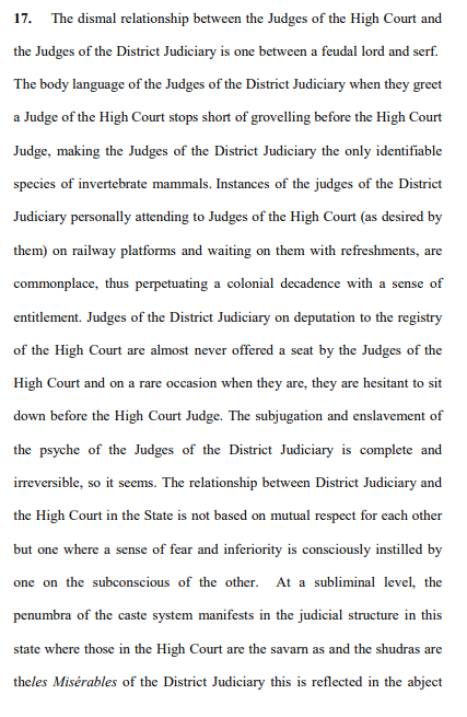 T. Prashant Reddy (@preddy85) on Twitter photo Scathing observations by Justice Atul Sreedharan on the feudal attitude of High Courts towards the district judiciary while setting aside the dismissal of a judge: barandbench.com/news/bengaluru… - <a href="/j_chitrakshi/">Chitrakshi</a> and I have documented many such cases in Tareekh Pe Justice. Scathing observations by Justice Atul Sreedharan on the feudal attitude of High Courts towards the district judiciary while setting aside the dismissal of a judge: barandbench.com/news/bengaluru… - <a href="/j_chitrakshi/">Chitrakshi</a> and I have documented many such cases in Tareekh Pe Justice.
