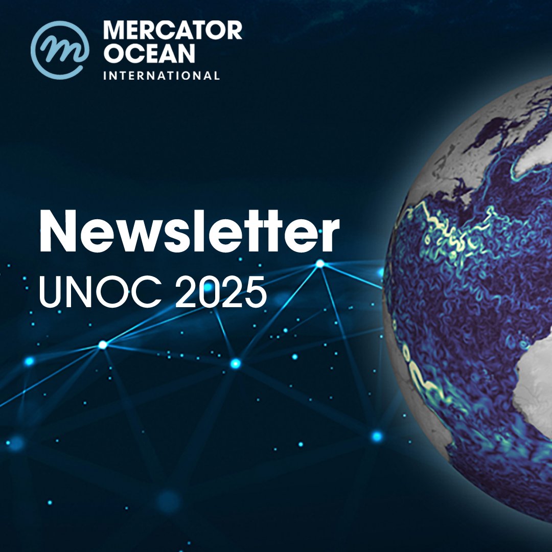 MercatorOcean's tweet image. 🆕📰 Our quarterly newsletter is out! You can catch up on everything Mercator Ocean achieved at #UNOC3.
Want to stay updated on our activities and latest projects?
Sign up for our newsletter here (news only, no ads or promotions!): mailchi.mp/e57c799ae902/m…