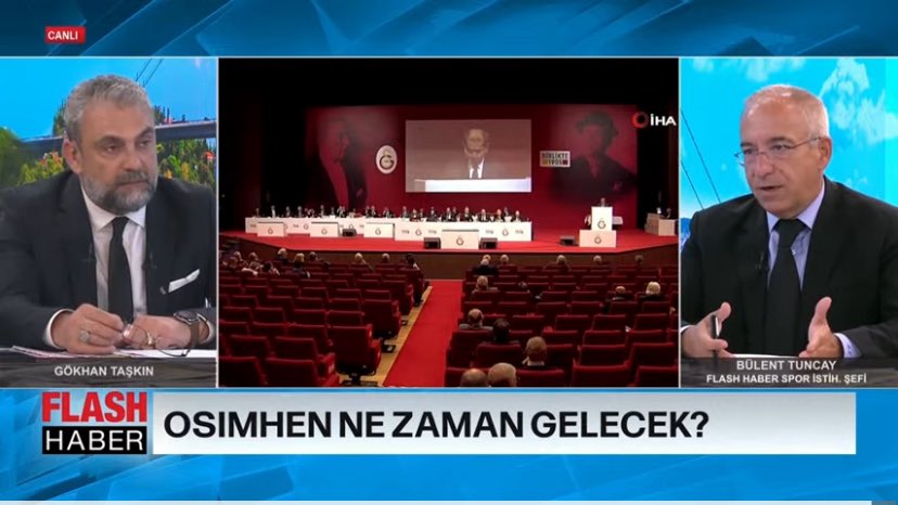 Galatasaray’da Osimhen ne zaman geliyor? Fenerbahçe’de Duran fırtınası… Beşiktaş ve Başakşehir Avrupa sınavına çıkıyor… Sporda yaşanan gelişmeleri Flash Haber ekranlarında, “Gökhan Taşkın ile Gün Başlıyor” programında değerlendirdik. #flashhaber #gökhantaşkın #bülenttuncay