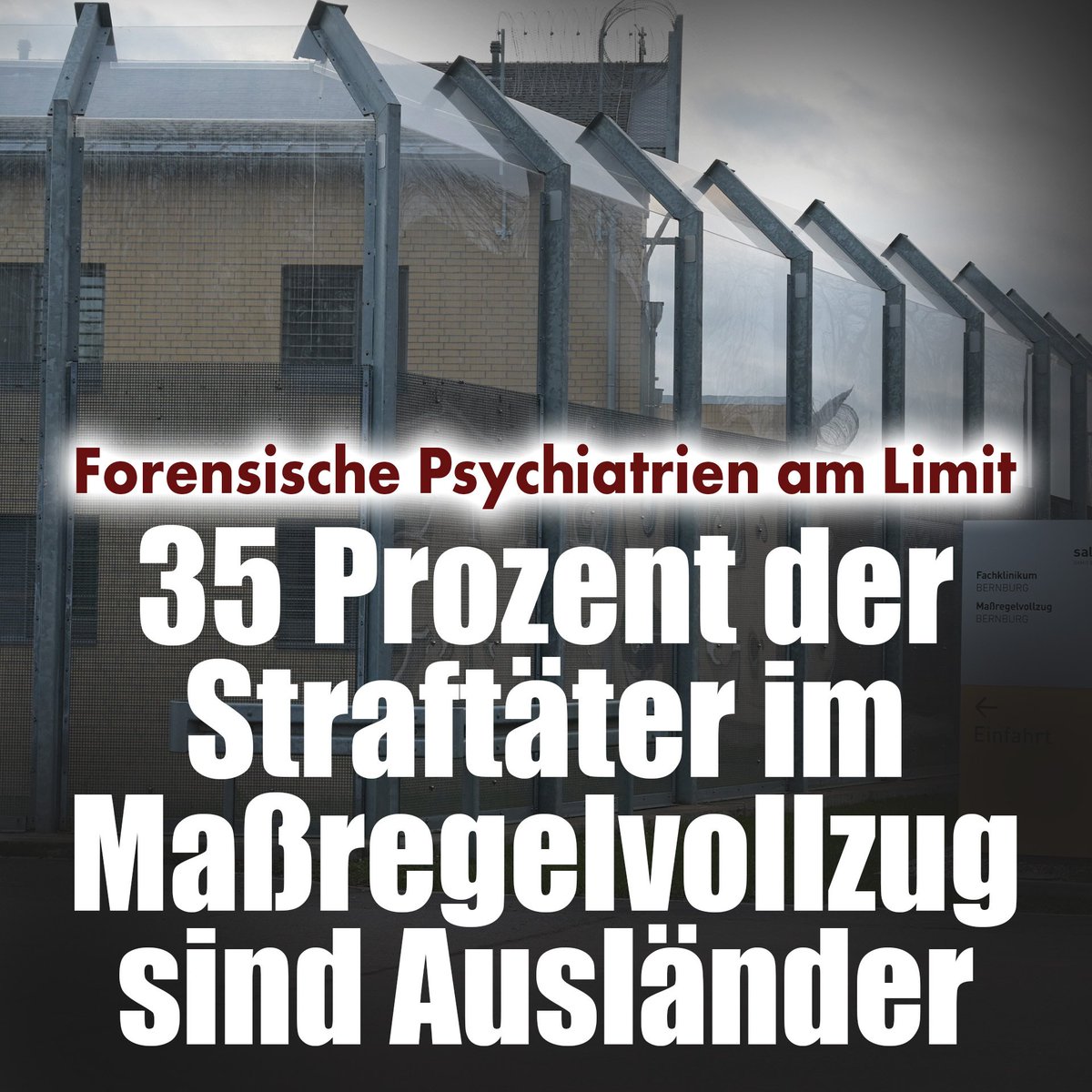 Immer wieder werden Straftäter mit Migrationshintergrund von den Gerichten für schuldunfähig erklärt und – statt ins Gefängnis – in den Maßregelvollzug geschickt. nius.de/kriminalitaet/…