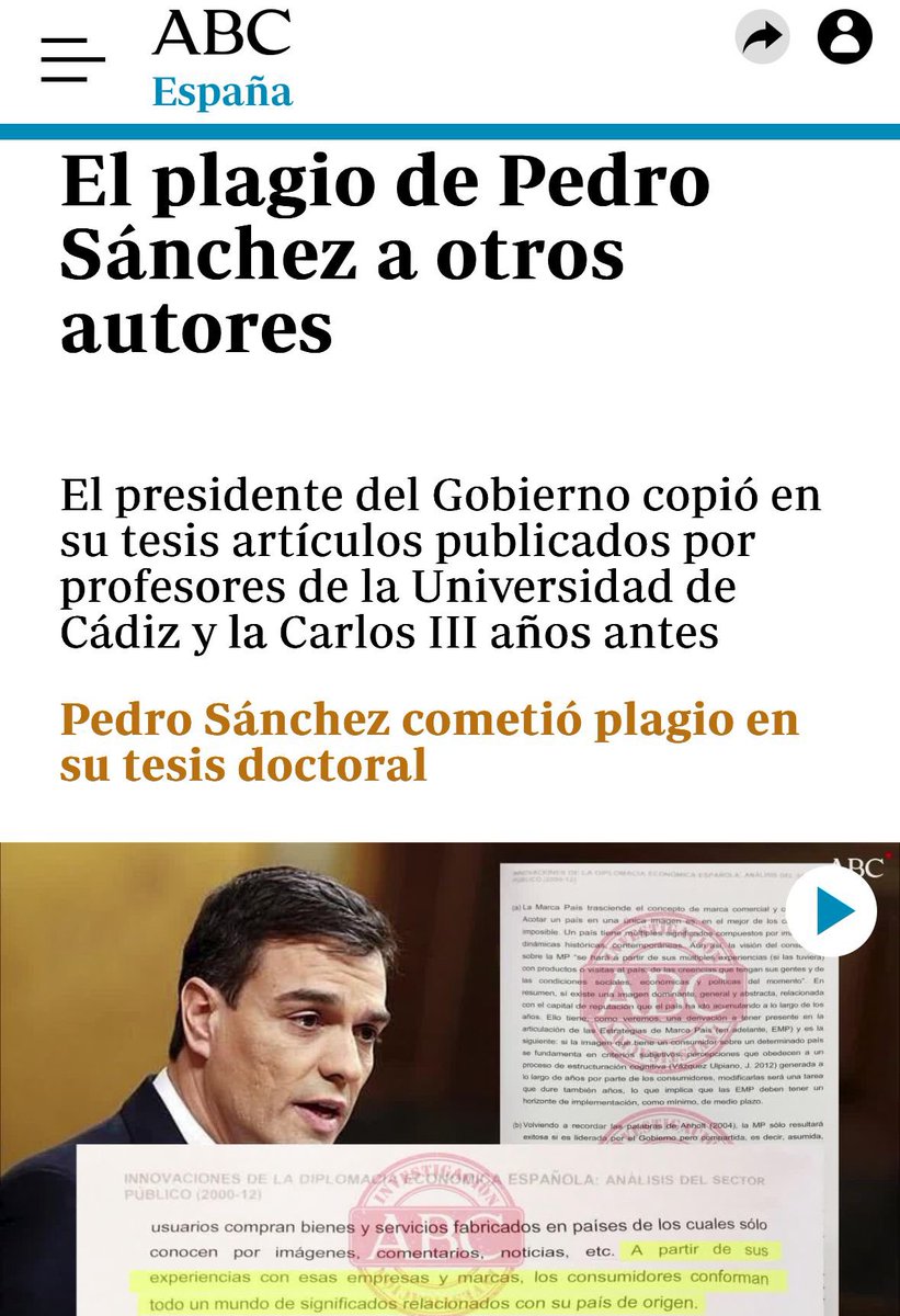 PP Comunidad de Madrid (@ppmadrid) on Twitter photo Hay mil motivos por los que <a href="/sanchezcastejon/">Pedro Sánchez</a> debería dimitir.
Pero el primero de ellos, y según sus propios ministros, es mentir en los méritos académicos.
DIMITE y haz caso a tu partido. Hay mil motivos por los que <a href="/sanchezcastejon/">Pedro Sánchez</a> debería dimitir.
Pero el primero de ellos, y según sus propios ministros, es mentir en los méritos académicos.
DIMITE y haz caso a tu partido.