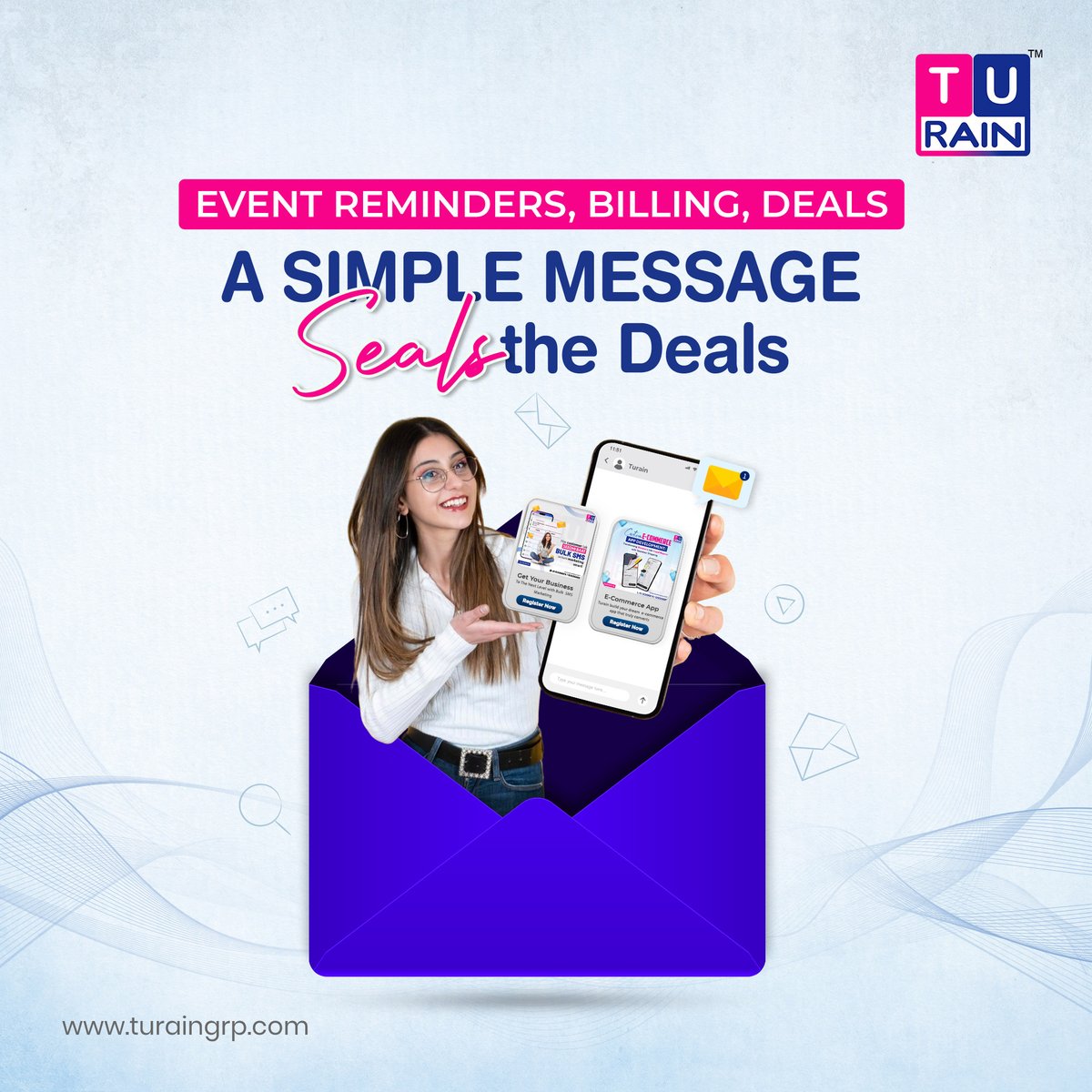 turainsoftware's tweet image. Communication is your strongest sales tool.
From updates to offers—Turain helps you send the right message, effortlessly.
Let your business speak with precision.

#BulkSMS #TurainGroup #TurainSoftware #smsmarketing