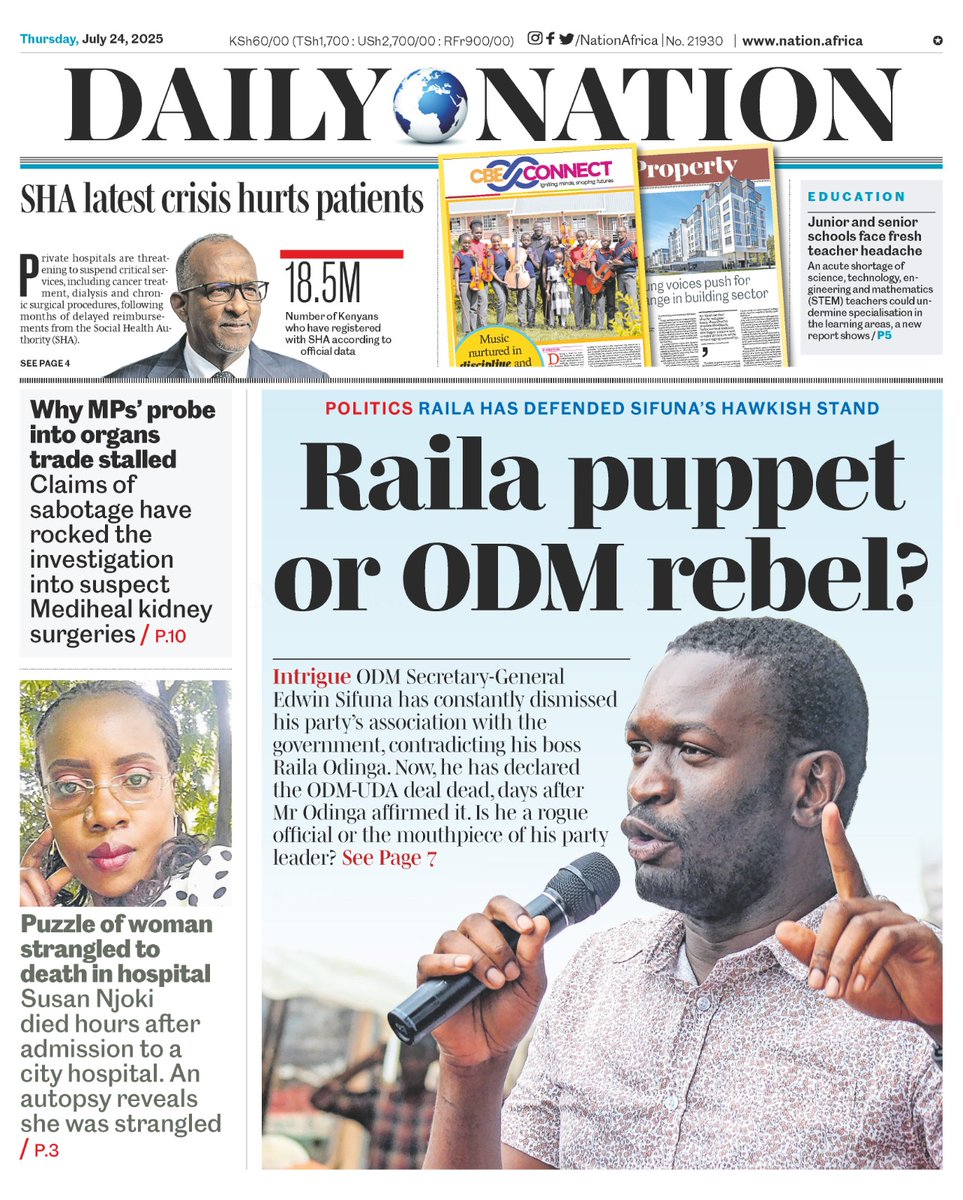 GabrielDolan1's tweet image. Note @edwinsifuna opposed this handcheque from the outset. RAO and his cronies betrayed the public for 30 pieces of silver and a few torn flags.