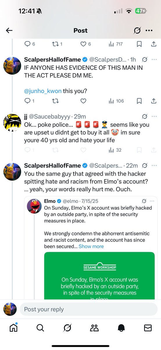ScalpersDaWild's tweet image. Bro was not ready for the smoke. Found him immediately.