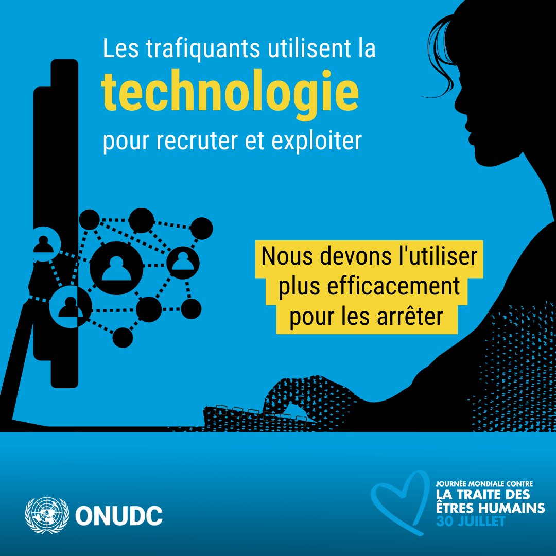 À l’ère numérique, la traite évolue : des victimes forcées à commettre des cyberarnaques. 

Pour lutter contre cette exploitation en ligne, il faut des unités spécialisées, des formations et des technologies adaptées. 

#EndHumanTrafficking