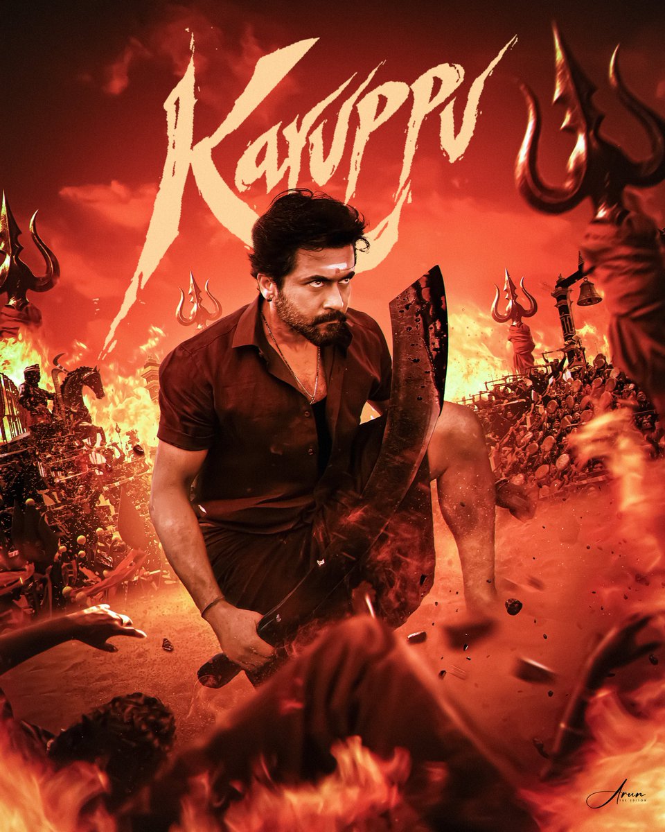 FanMade Poster For #Karuppu ❤️‍🔥