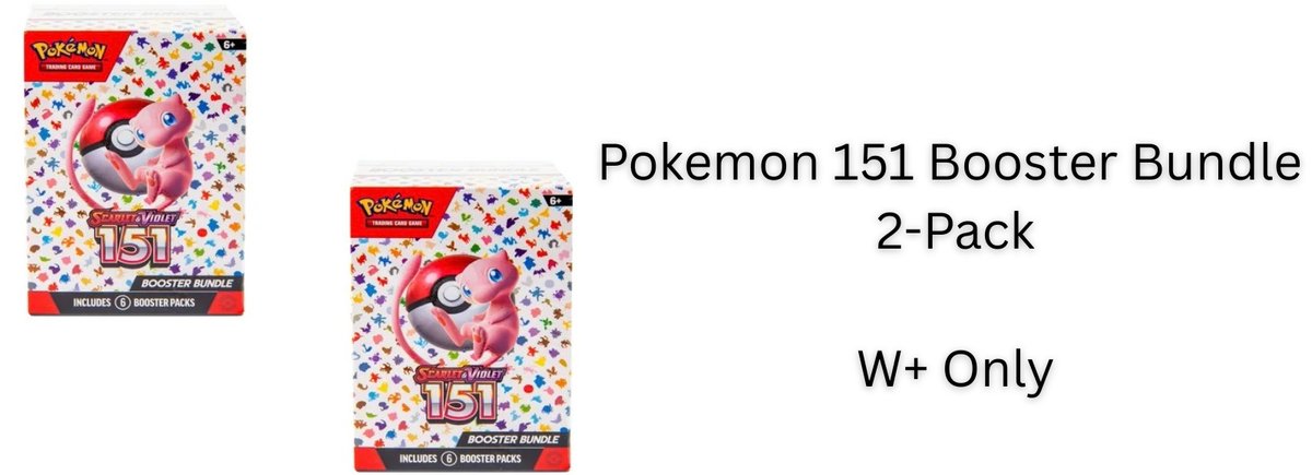 Pokemon Trading Card Games Scarlet & Violet 3.5 - 151 Booster Bundle 2 Pack #Ad $50 for both. https://t.co/nL4emW36aq Pokemon Trading Card Games Scarlet & Violet 3.5 - 151 Booster Bundle 2 Pack #Ad $50 for both. https://t.co/nL4emW36aq