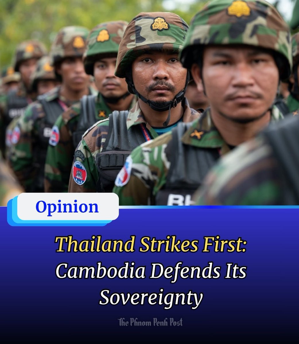 GeoTales_'s tweet image. Cambodge 🇰🇭 - Thaïlande 🇹🇭
🔸Les deux pays se rejettent la responsabilité des premières attaques...
La désinformation va rapidement tourner à plein régime.
Attention aux informations que vous trouverez sur le sujet.