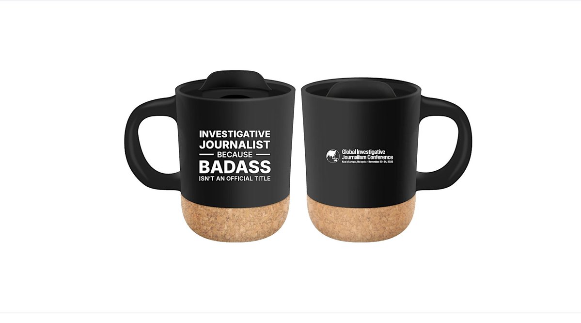 gijnFr's tweet image. 14ème Conférence internationale sur le journalisme d'investigation #GIJC25 : achetez votre billet et... des goodies "badass" :
⏩gijc2025.org/registration/