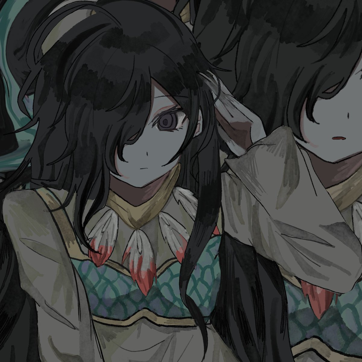 nsazrs's tweet image. skebの絵です