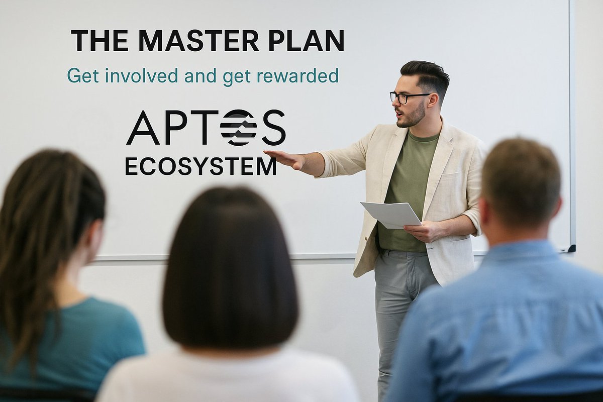 It’s easy to cheer from the sidelines.

But if you really believe in what’s being built, the best way to show it is by getting involved.

We all love to talk about innovation, community, and how our <a href="/Aptos/">Aptos</a> ecosystem is growing.

Sharing updates, retweeting announcements, and
