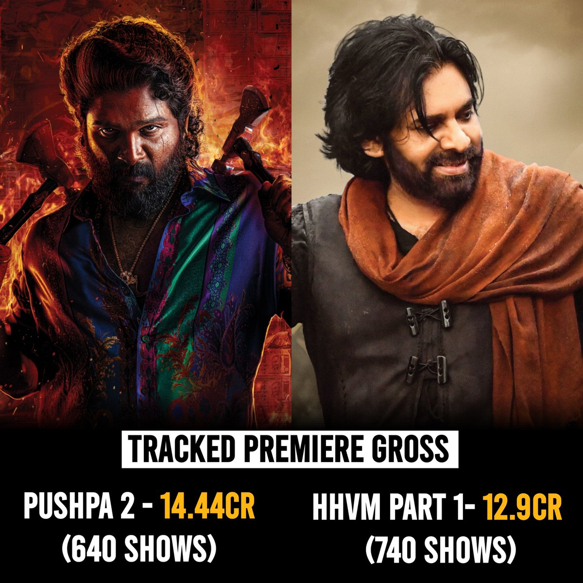 SumanthOffl's tweet image. UNBROKEN 🚨: #Pushpa2 holds the ALL TIME RECORD for Paid Premieres ADV Gross Telugu all over India despite less shows. #HHVM Failed to cross 💥
#AA22 @alluarjun