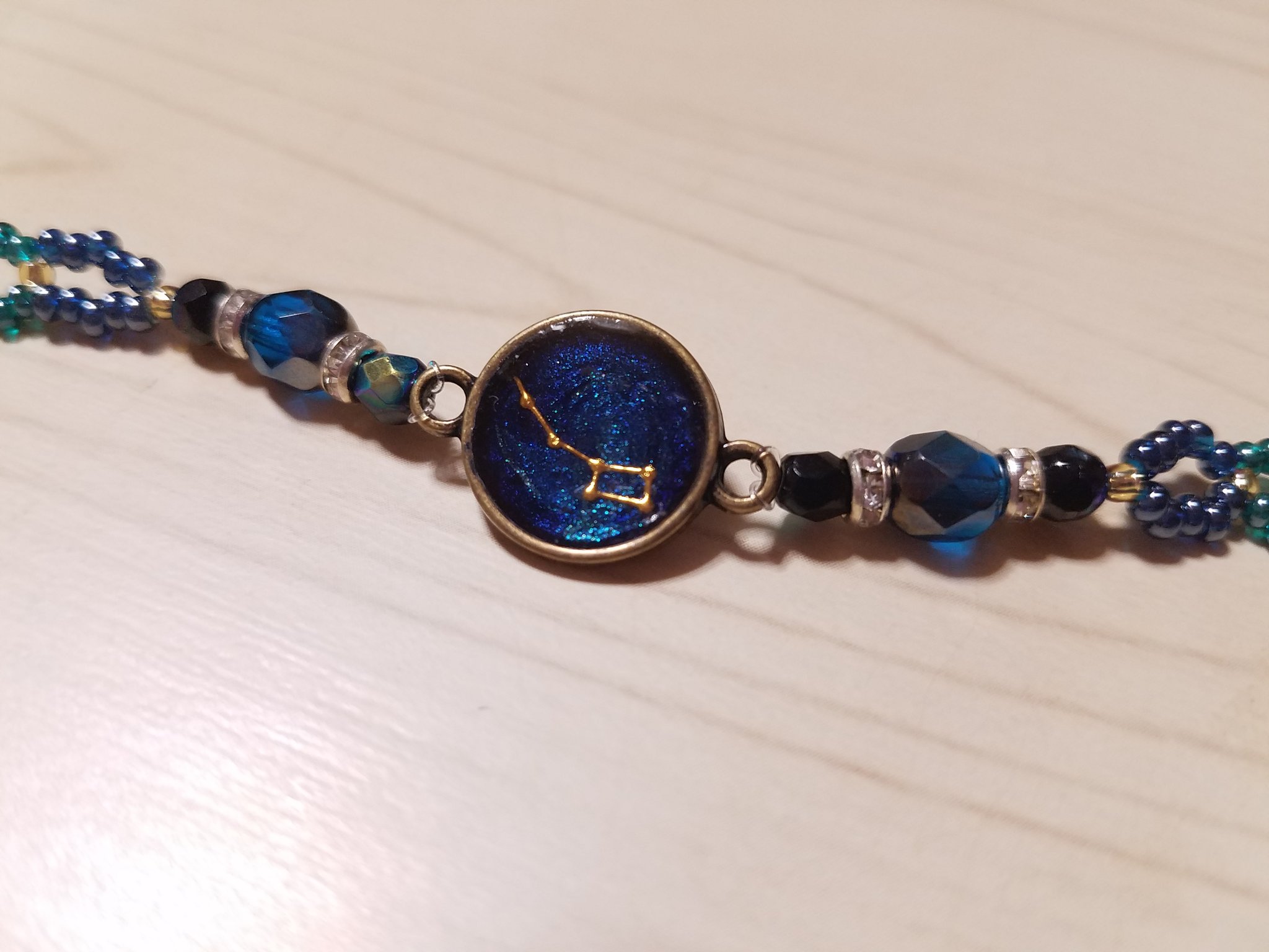 空ハンドメイド໒꒱mn様おまとめブレスレット 暗闇で光る☆ミサンガ風ガラス玉BRACELET【九尾】 | NIER CLOTHING