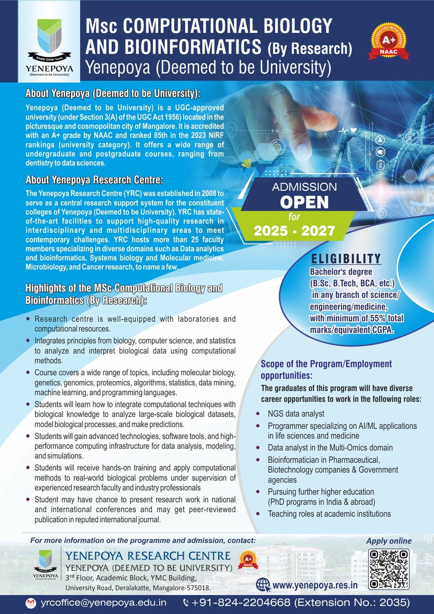 Yenepoya Research Center tweet media