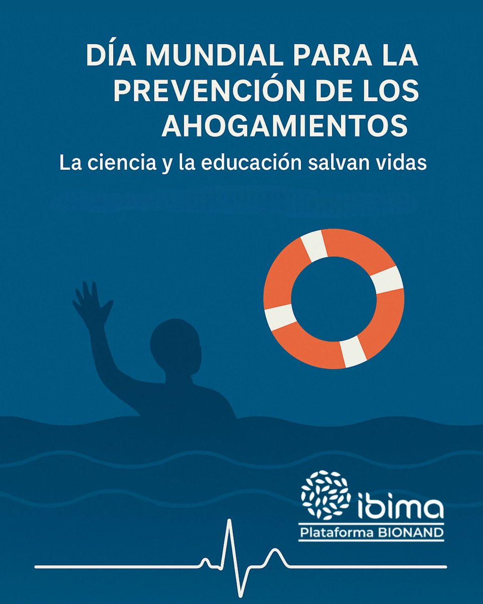 _ibima's tweet image. 🌊 ¿Sabías que hoy es el Día Mundial para la Prevención de los Ahogamientos?
🔬 La ciencia, la educación y la prevención salvan vidas.
Desde IBIMA Plataforma BIONAND nos sumamos a esta llamada global.