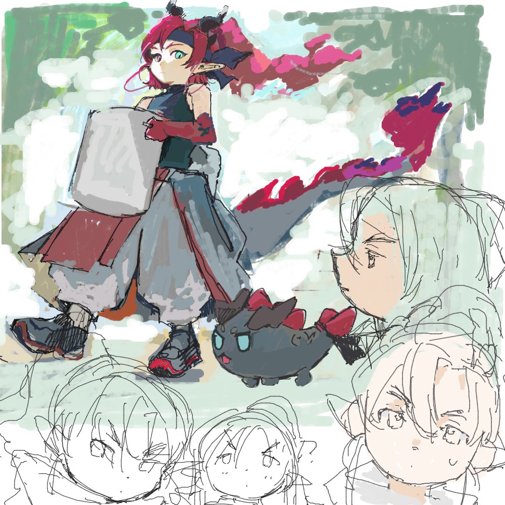 kamonosima_2's tweet image. ユー君、絵チャ
どこかで清書したい・・・
#Arknights #アークナイツ #明日方舟