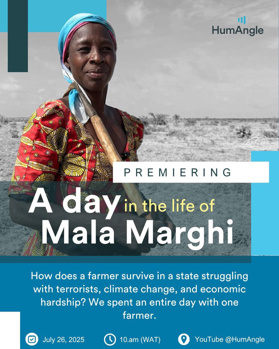 WaasiShaffii's tweet photo. farming in northeast nigeria has become life threatening and some have abandoned the trade. but what about those who cannot afford to? for @HumAngle_, @UsmanAbbaZanna1 spent a day with mala marghi. the documentary premieres on saturday! set a reminder: https://t.co/Yl8g67O0c8 https://t.co/EWbzfCiZ3Y