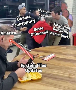 Stay laser focused, America.