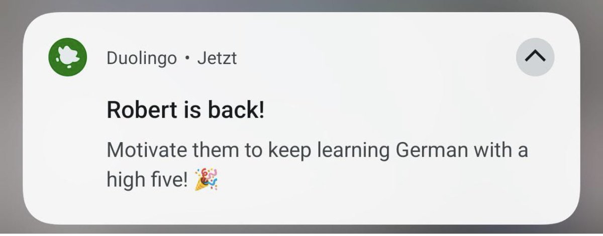 wilhluk's tweet image. Robert is back! #Papst Leo lernt seit Jahren Deutsch mit der App Duolingo. Jetzt hat er offenbar wieder mal Zeit dafür gefunden.
Man lernt auch als Papst nie aus.