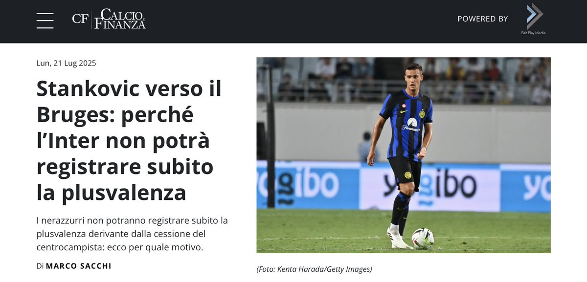 ZZiliani's tweet image. Il diritto di "recompra" che non consente all'Inter di fare plusvalenze con Stankovic: ma quando a farle era la Juventus (e sulla Consob che ancora oggi ne chiede la cancellazione) tutti zitti
Sui 20 milioni di Mandragora, i 15 di Orsolini eccetera messi a bilancio come…