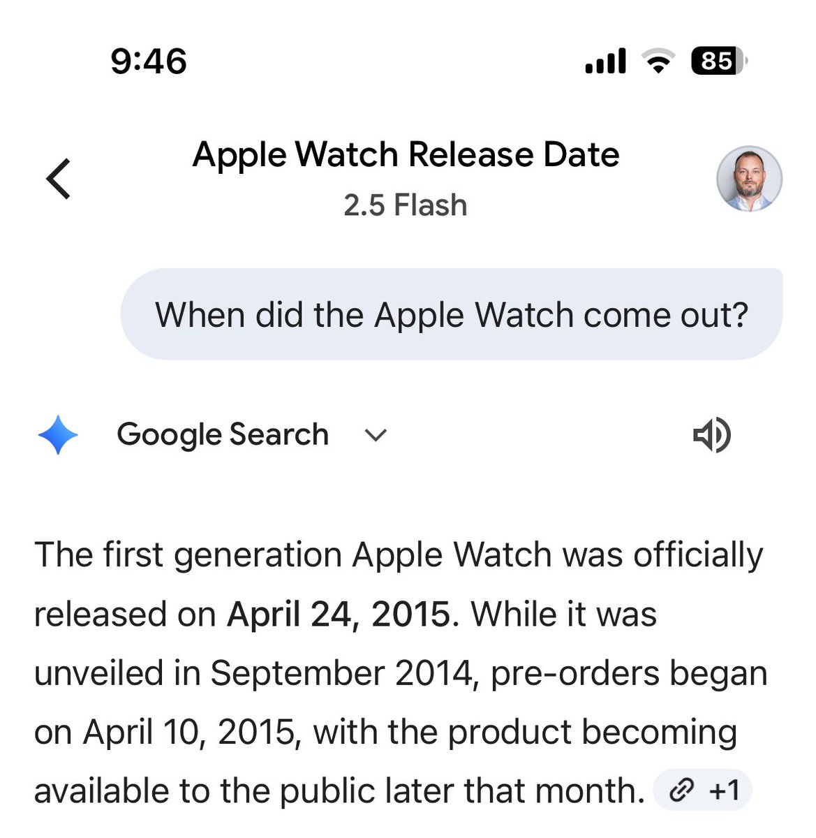 maxclark's tweet image. 10 years after the Apple Watch launched Google has finally shipped Calendar support