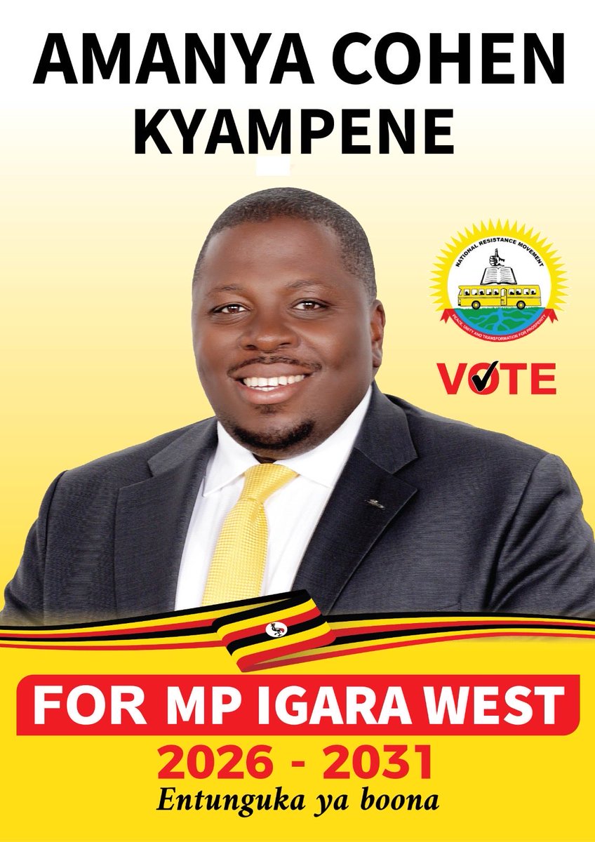 GodberTumushabe's tweet image. My brother Cohen is one of the finest legal brains in this our region. Young, intellectually dynamic and professionally brilliant. Only bad thing is that to pursue a political career, the ⁦@NRMOnline⁩ corruption enterprise is his only option. Congs nevertheless.