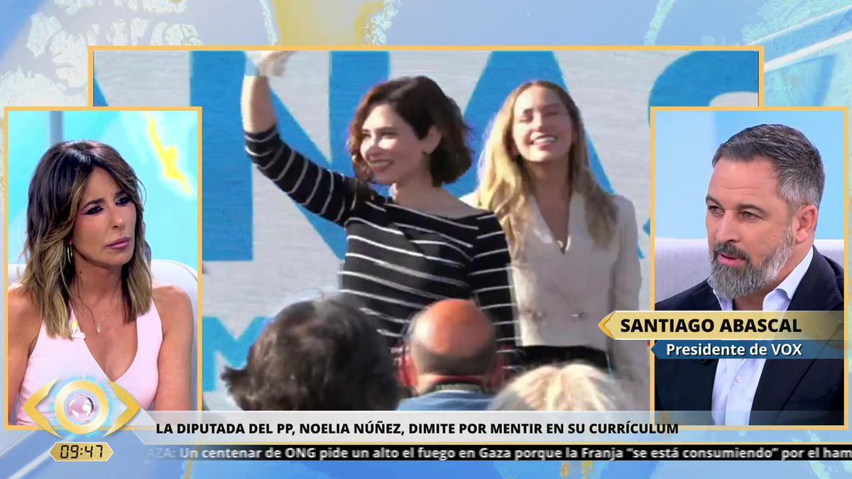 miradacriticat5's tweet image. .@Santi_ABASCAL, en #LaMiradaCrítica24J, sobre Noelia Núñez: "Estamos ante el segundo balón de oxígeno del PP al PSOE"
🔵 mdia.st/directo5