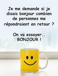 Bonjour mes chers...