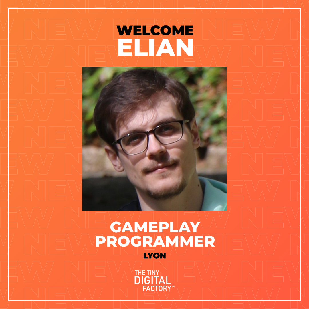 🎯 We're thrilled to welcome Elian to the team !

Elian is joining our studio as a Gameplay Programmer and will be bringing his talent to our projects !

Welcome aboard, Elian 🔥 !