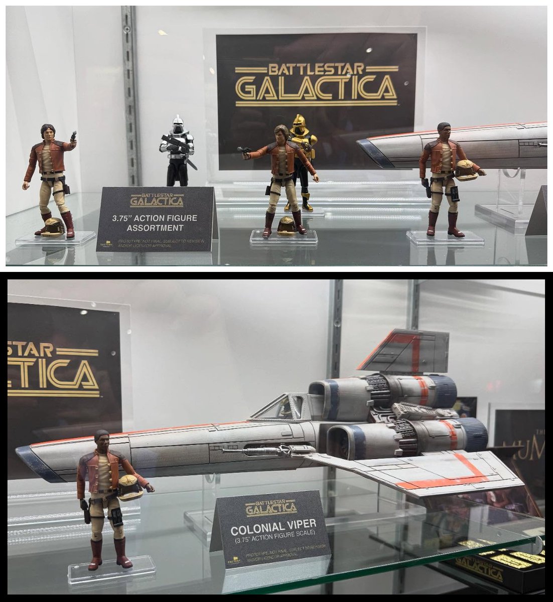 Classic Toys (UK) (@classictoysuk) on Twitter photo 3.75" figures & Colonial viper coming from Factory Entertainment.
(Pictures from Action Figure Insider / Awesome Toy Blog).
#BattleStarGalactica #SDCC #ToyCollecting
<a href="/OakhurstStudios/">Vern Rants!</a> <a href="/AwesomeGeekShow/">The Super Awesome Geek Show</a> 3.75" figures & Colonial viper coming from Factory Entertainment.
(Pictures from Action Figure Insider / Awesome Toy Blog).
#BattleStarGalactica #SDCC #ToyCollecting
<a href="/OakhurstStudios/">Vern Rants!</a> <a href="/AwesomeGeekShow/">The Super Awesome Geek Show</a>